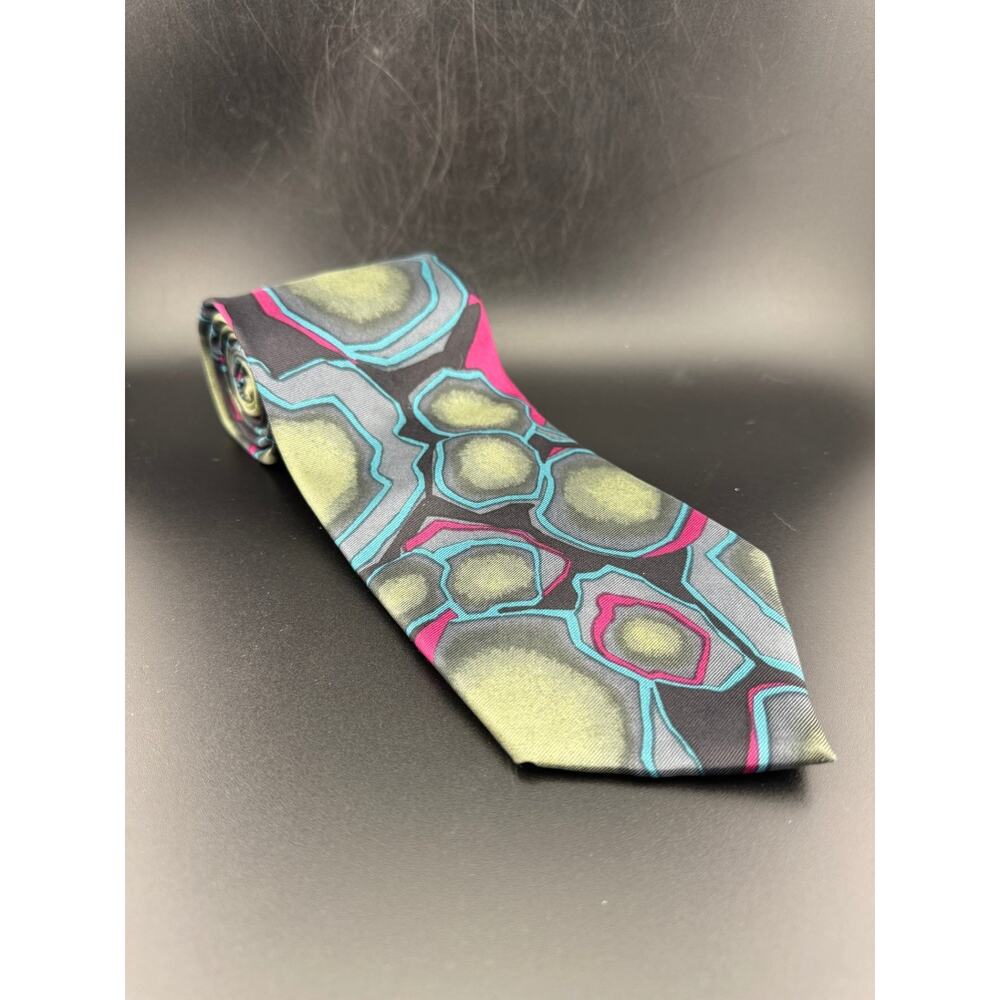 Colorful, Abstract Strathmore Necktie - Picture 8 of 11
